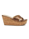 Pelle Albero Copper Wedges For Women