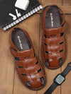 Pelle Albero Tan Sandal For Men