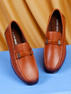 Pelle Albero Tan Loafers for Men