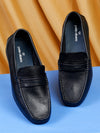 Pelle Albero Black Loafers for Men
