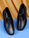 Pelle Albero Black Loafers for Men
