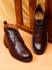 Pelle Albero Brown Boots for Men
