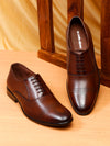 Pelle Albero Brown Oxford Shoes for Men