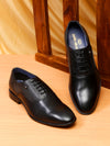 Pelle Albero Black Derbies for Men