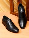 Pelle Albero Black Oxford Shoes for Men