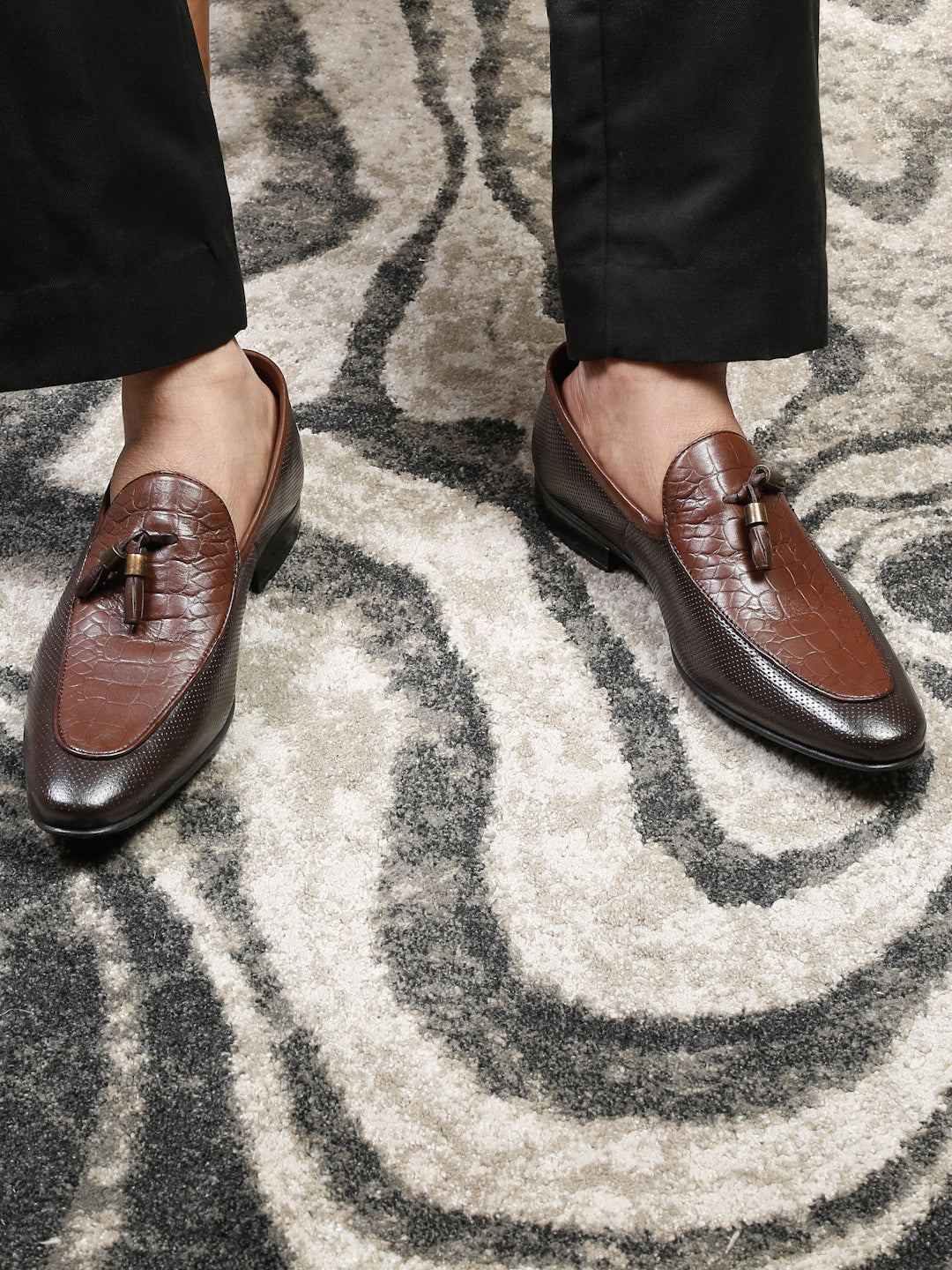 Pelle Albero Tan Penne Loafers for Men1