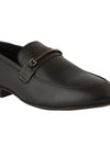 Pelle Albero Black Casual Slip-On Moccasin For Men