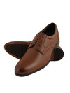 Pelle Albero Brown Formal Lace Up Derby For Men