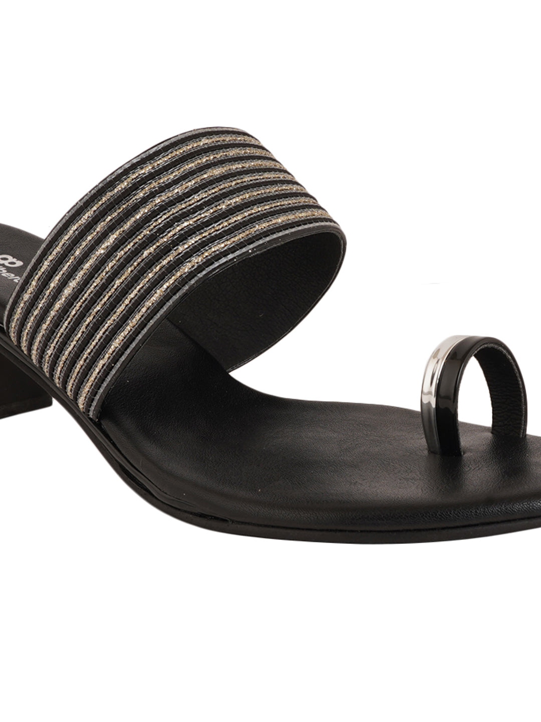 Black Fancy Sandal FN5568 – Stylo Global