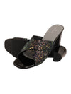 Pelle Albero Black Women Fancy Slippers