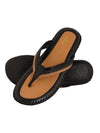 Pelle Albero Black Women comfortable  Slippers