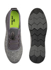 Pelle Albero Mens Dark Grey Comfortable Sports Shoes