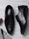 Pelle Albero Black Men's Derbies