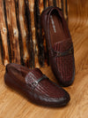 Pelle Albero Brown Loafers Shoes for Men