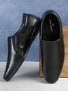Pelle Albero Black Moccasins for Men