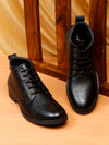 Pelle Albero Black Boots for Men