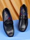 Pelle Albero Black Loafers for Men